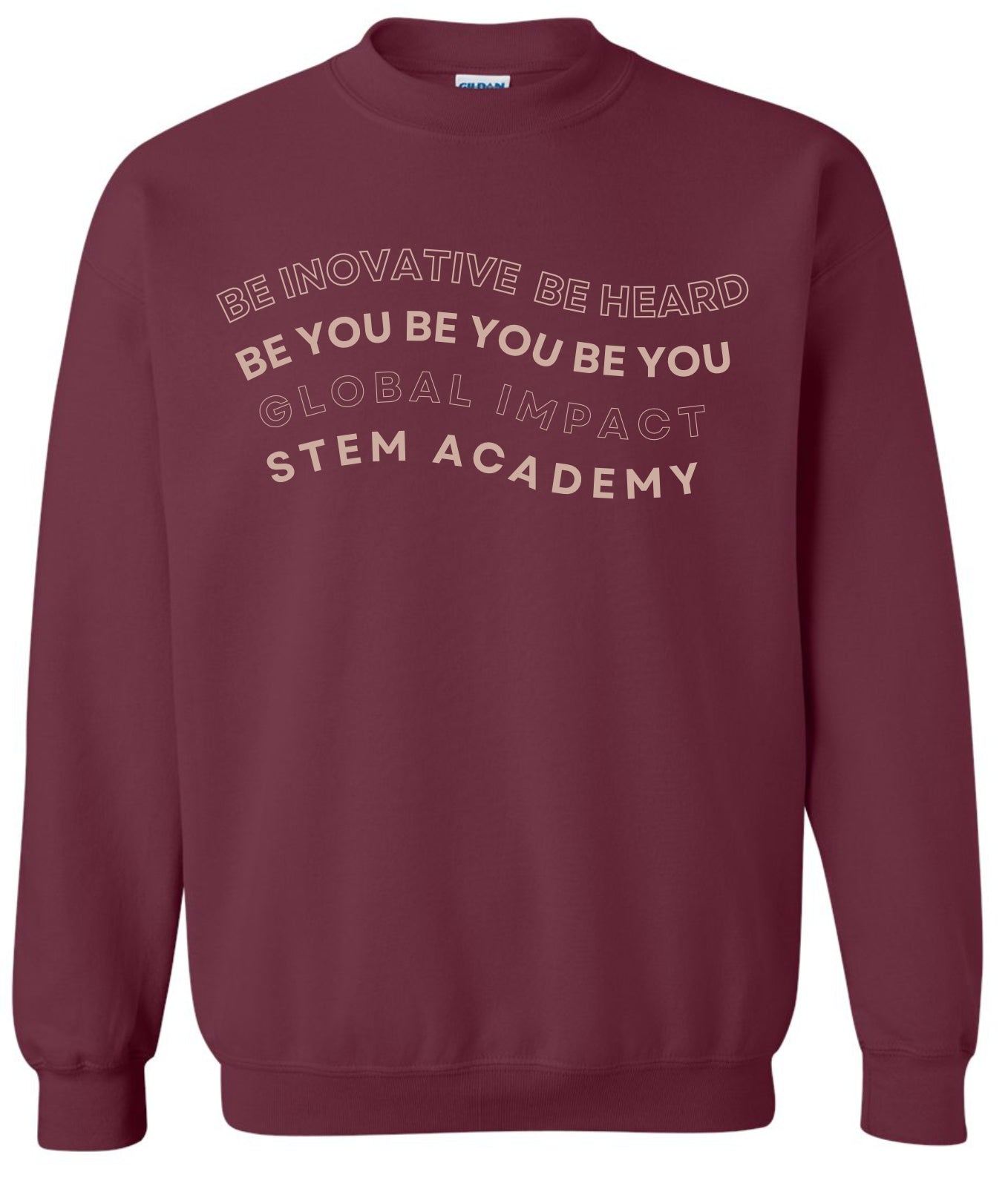 GISA Innovative Crewneck - MAROON