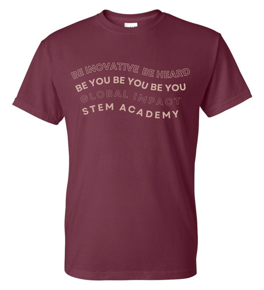 GISA Innovative Tshirt - MAROON