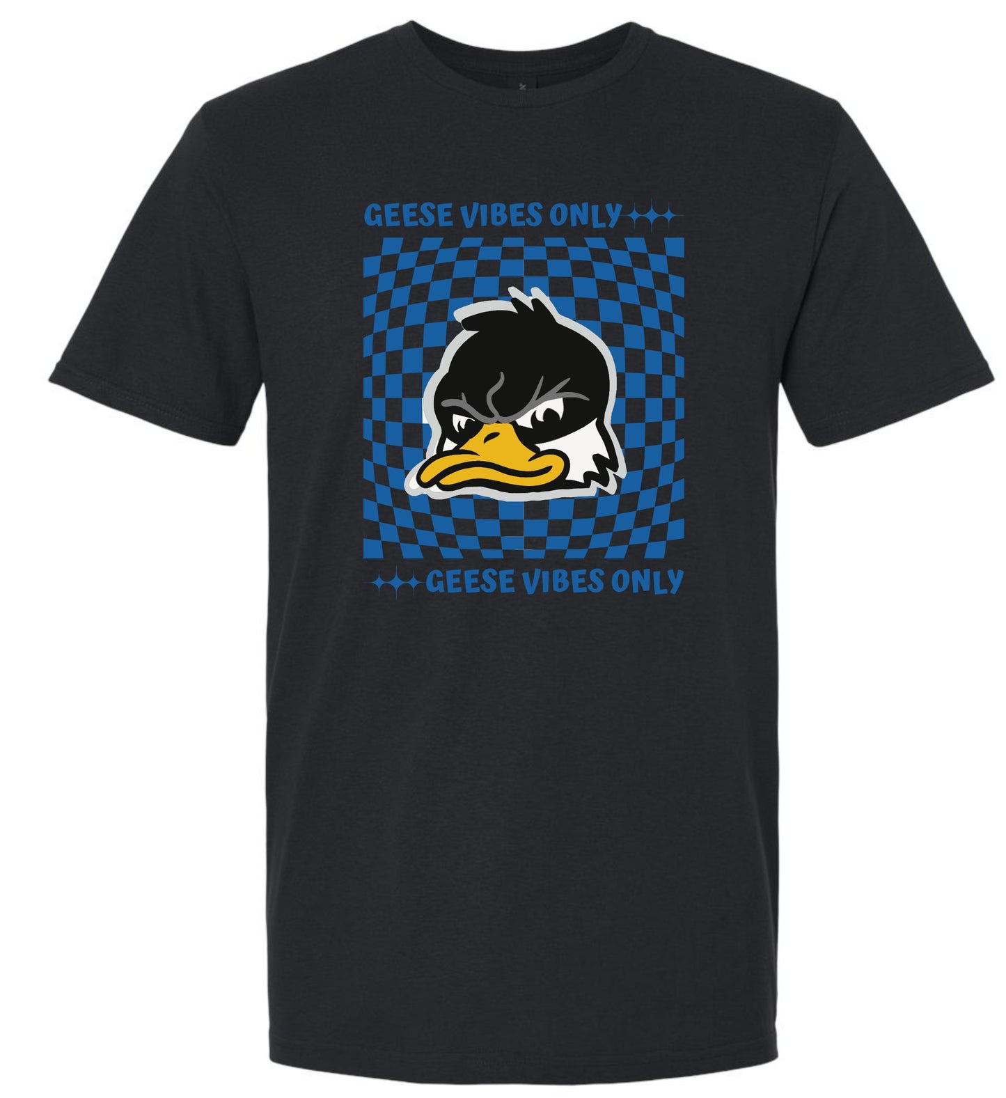Geese Vibes Tshirt - Light Blue Ash or Black