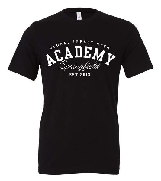 Global Academy Arch Premium Soft T-Shirt - BLACK