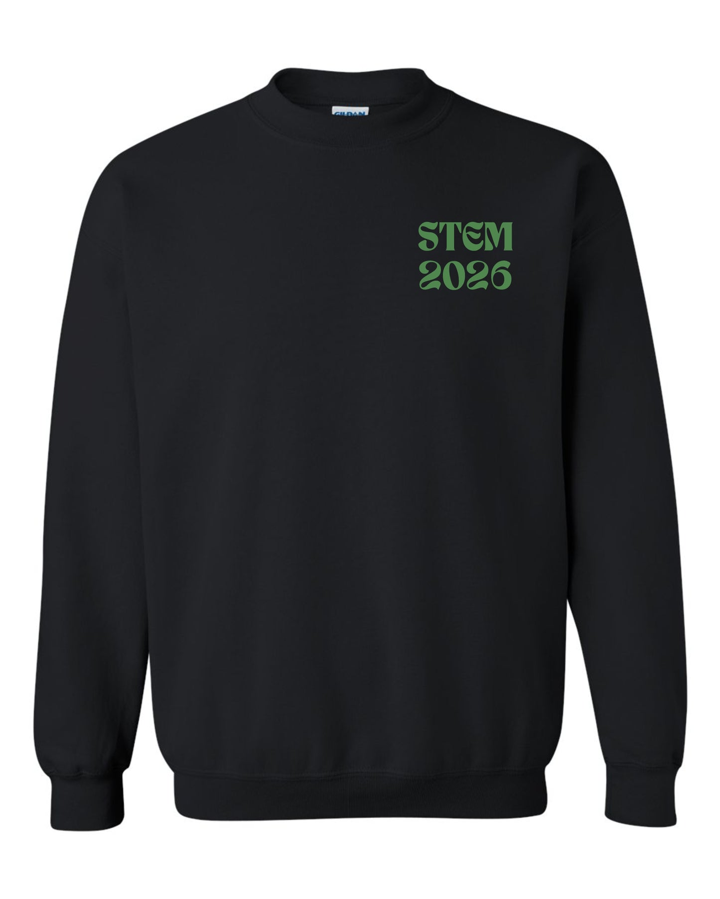 Global Wavy Flower Crewneck - Ash or Black