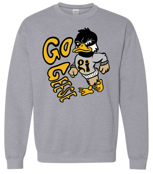Goose Go Geese Crewneck - SPORT GREY