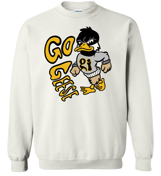Goose Go Geese Crewneck - WHITE