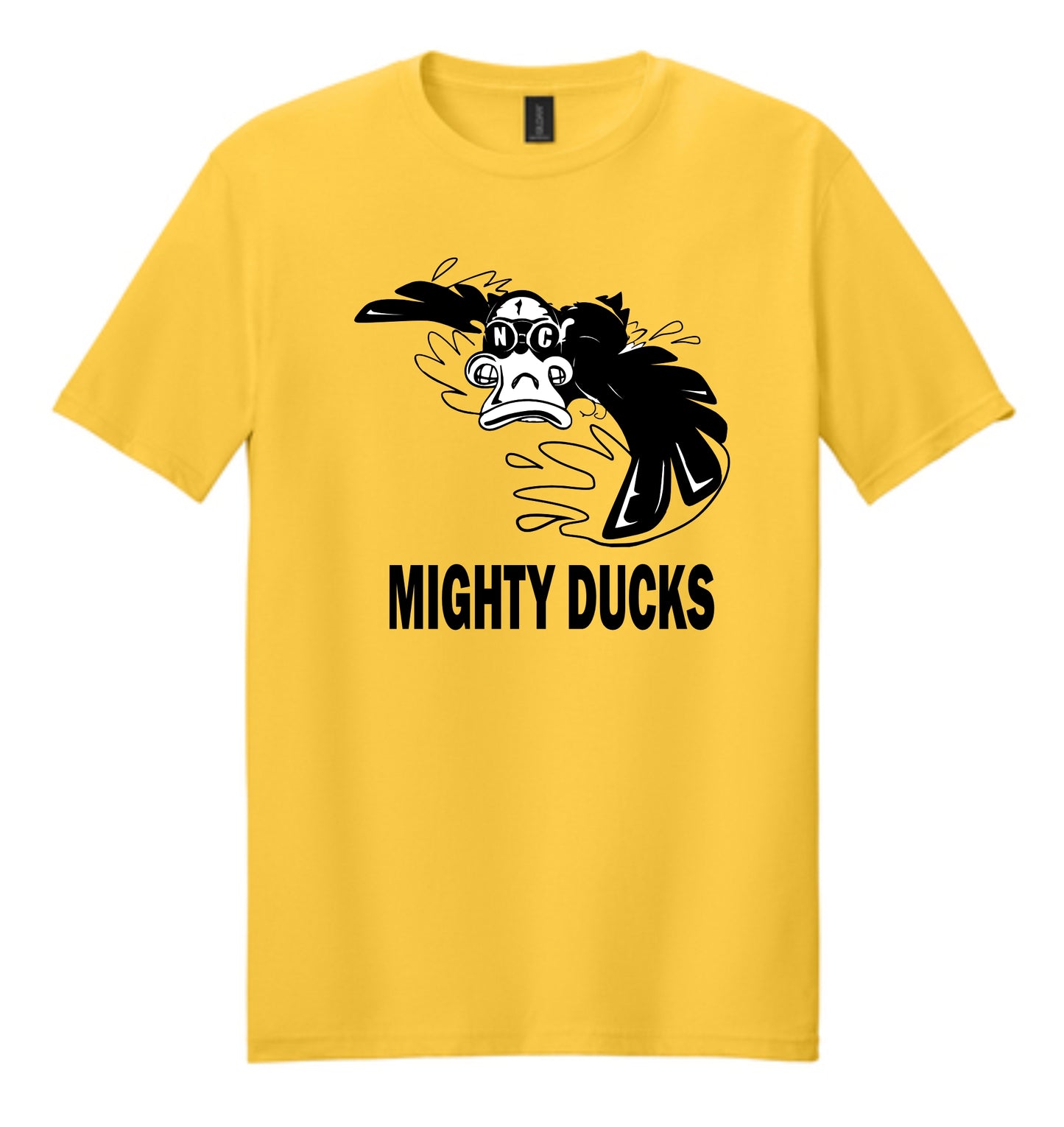 Mighty Ducks Logo TShirt - Yellow