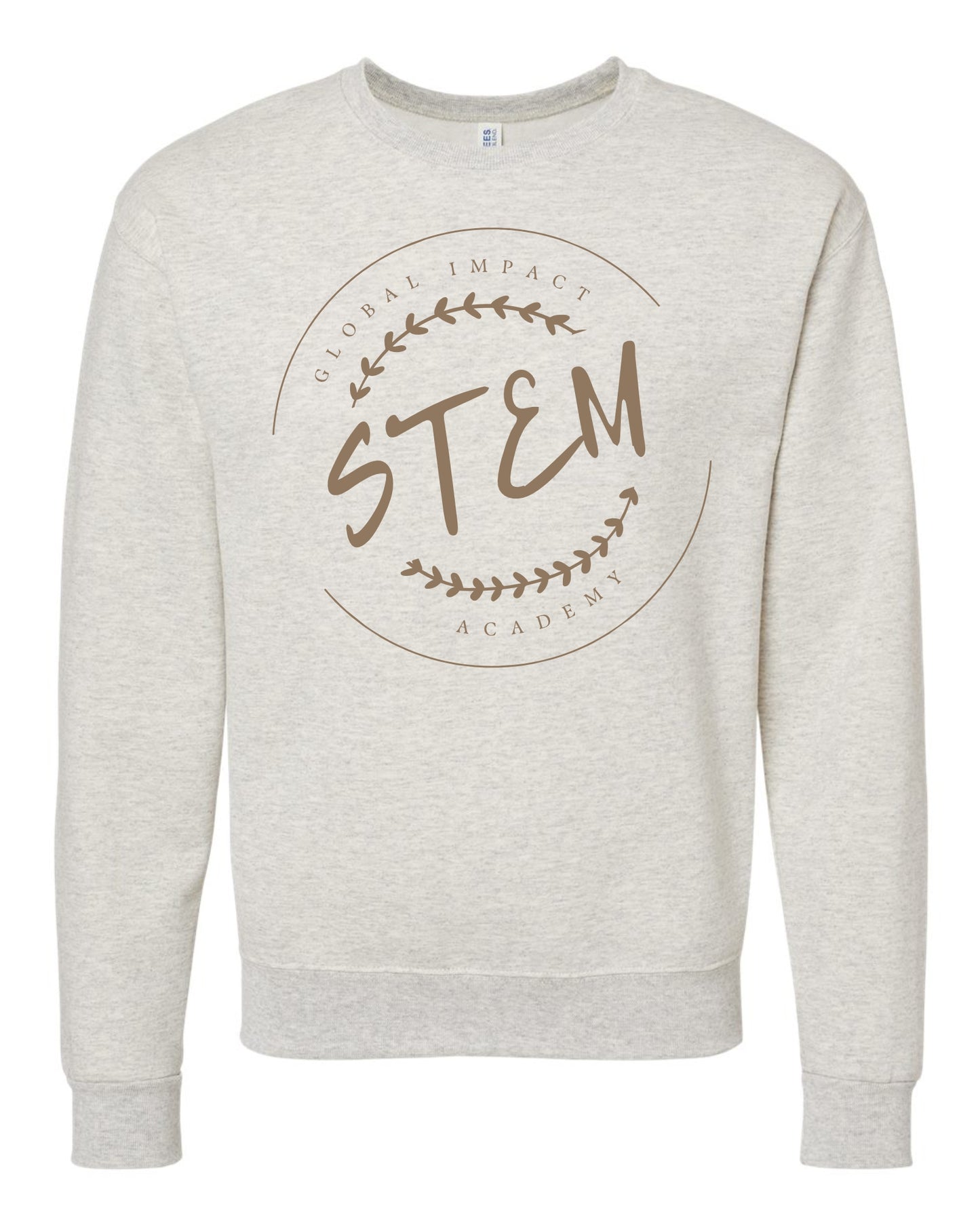 STEM Diagonal Crewneck - OATMEAL