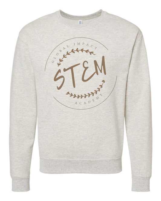 STEM Diagonal Crewneck - OATMEAL