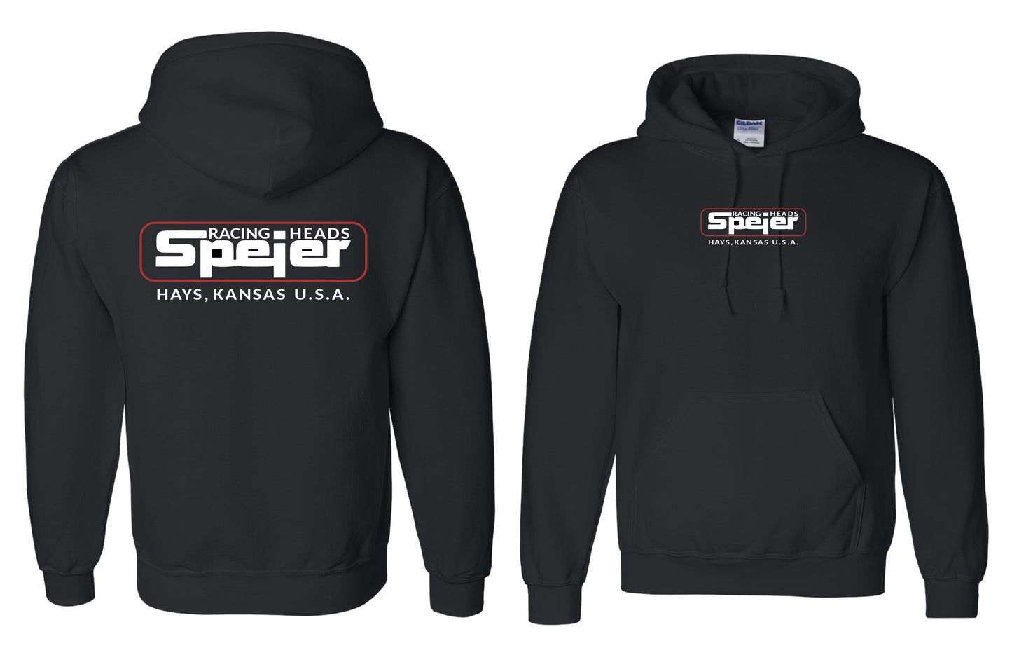 Speier Racing Heads Hoodie - BLACK