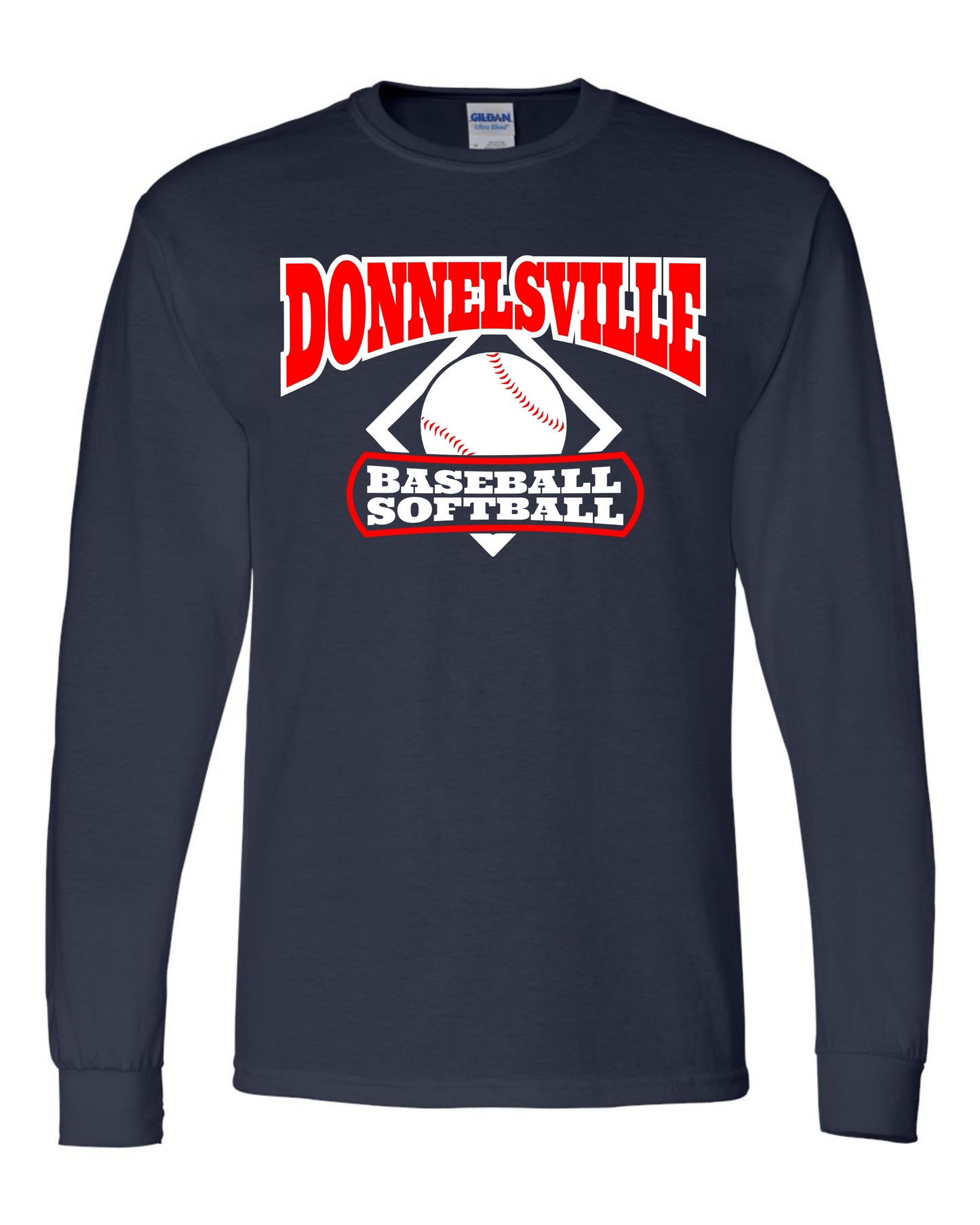 DBSA BASEBALL Long Sleeve Tshirt - MULTIPLE TEAM COLORS