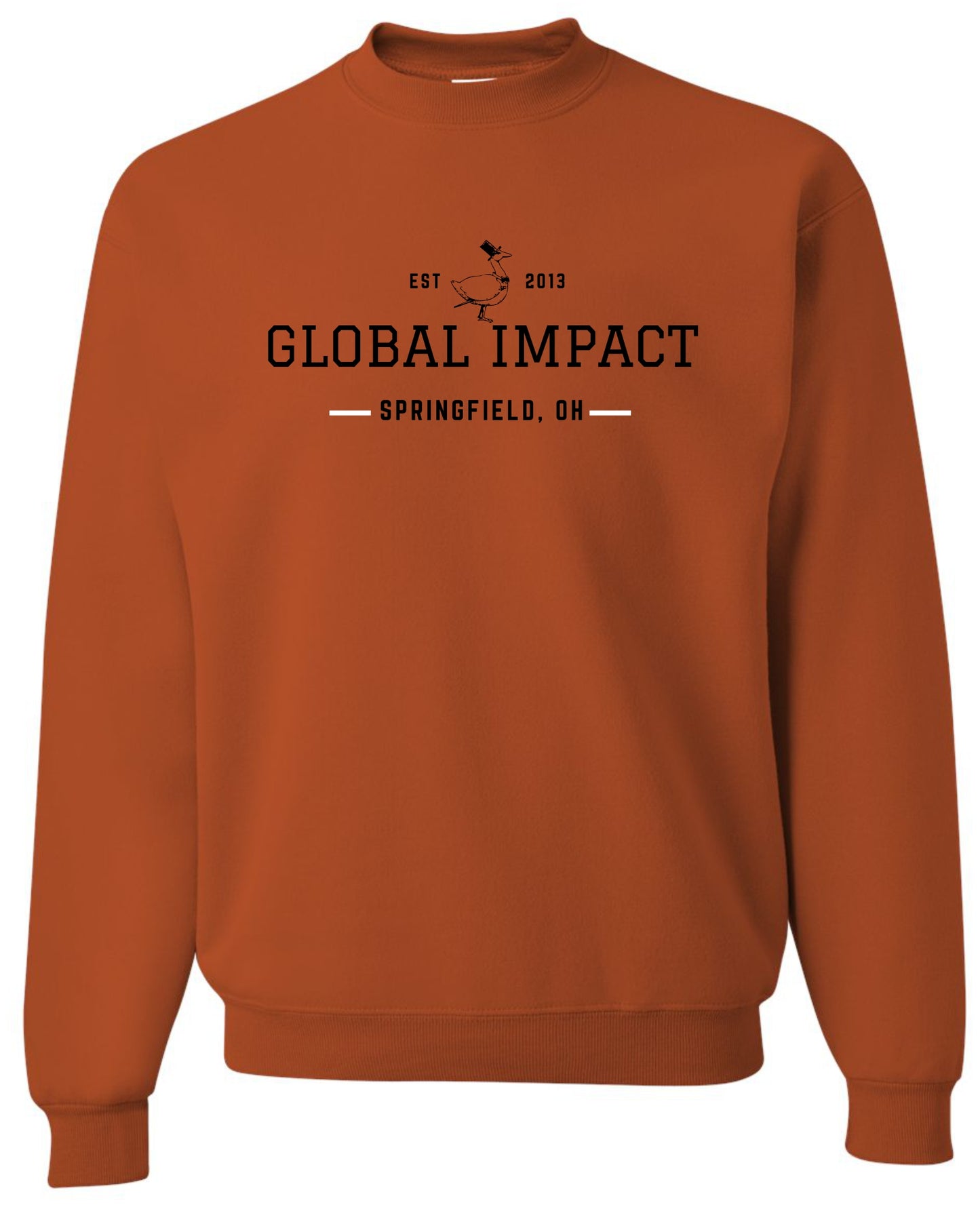 Global Est 2013 Crewneck - RUST