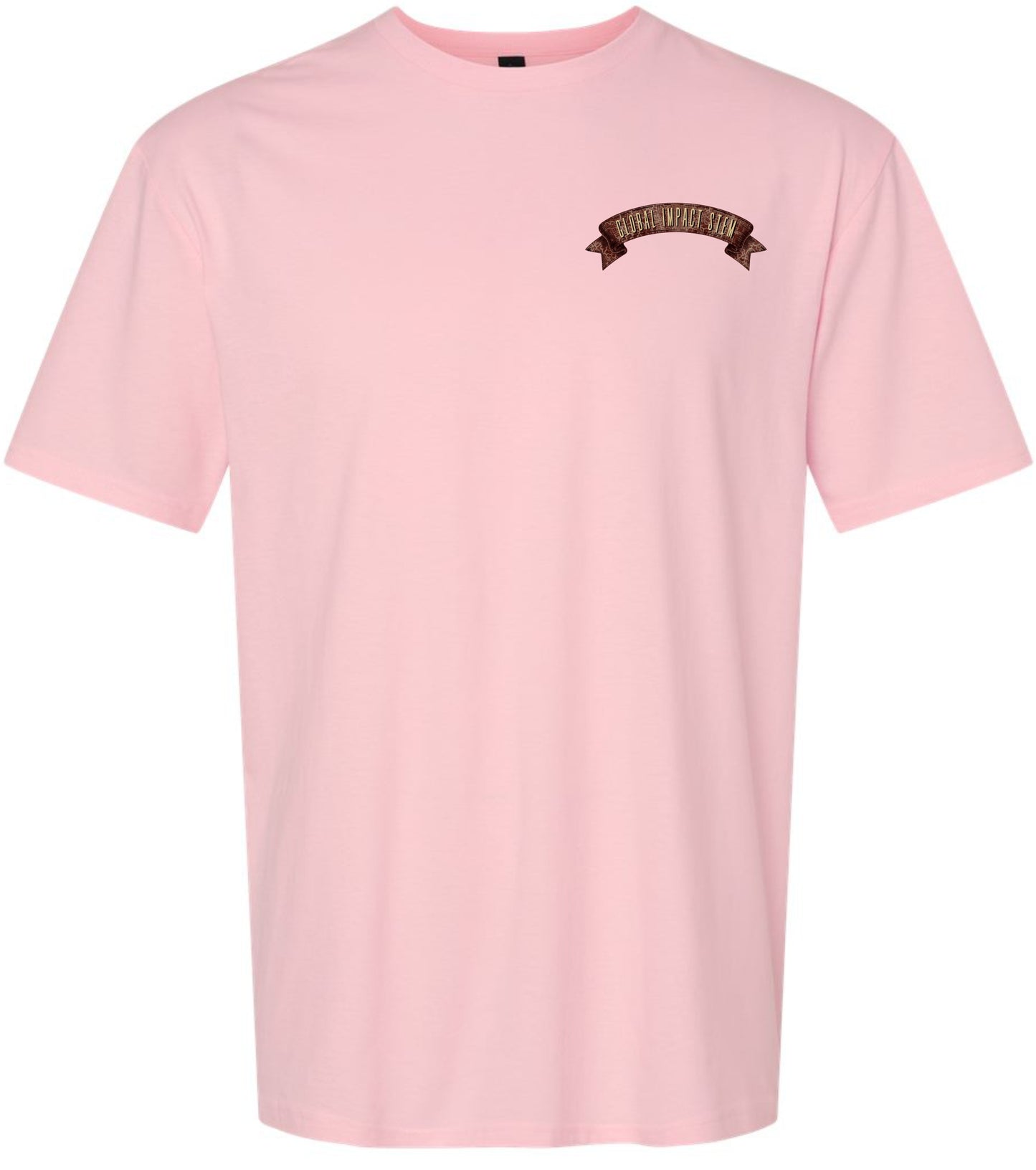 GI Building Floral Softstyle Tshirt - Light Pink or Natural