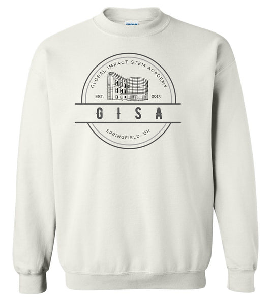 GISA Building Crewneck - WHITE