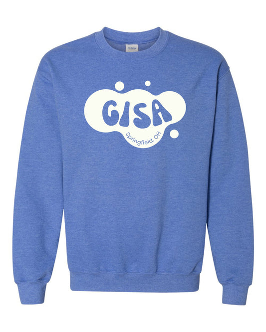 GISA Cloud Crewneck - Heather Blue