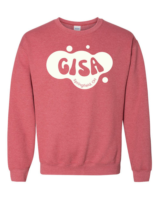GISA Cloud Crewneck - Heather Red