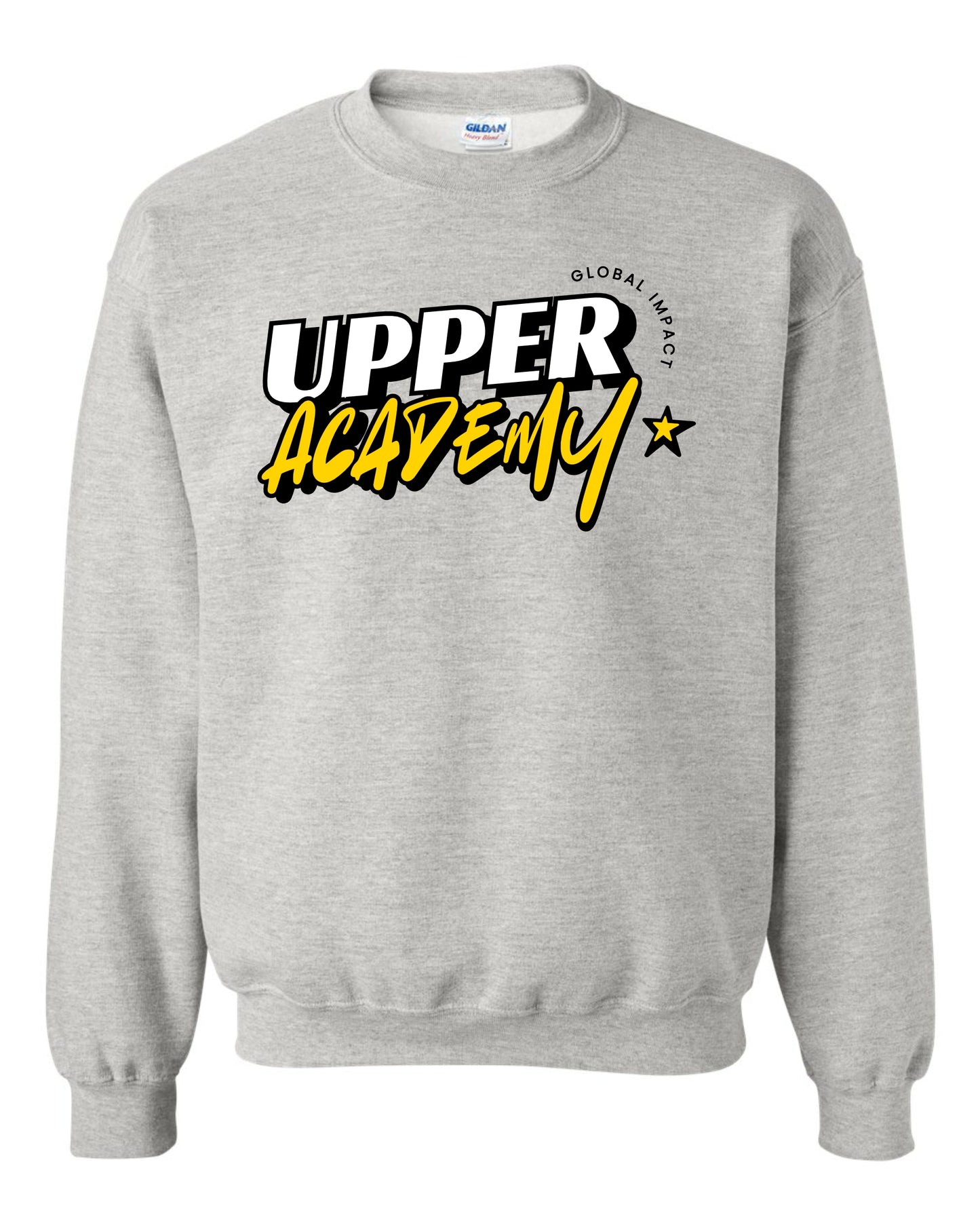 Upper Academy Crewneck - Black, Ash, or Gold