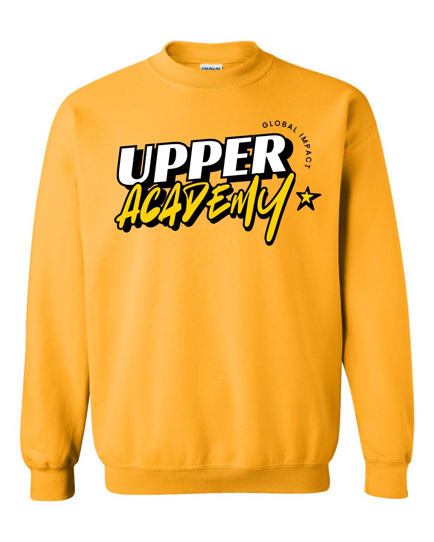 Upper Academy Crewneck - Black, Ash, or Gold