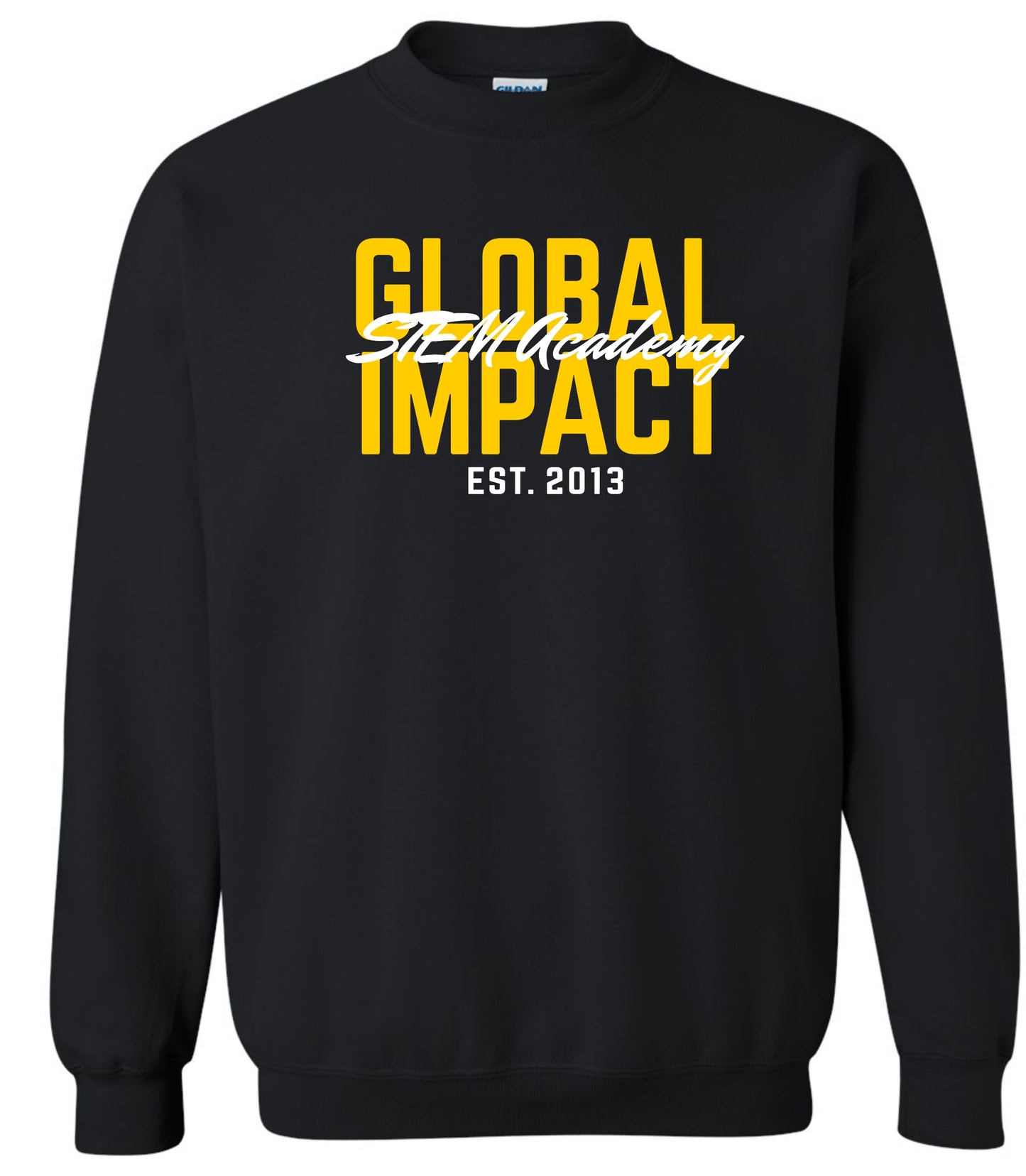GISA Impact Crewneck - Black, Sport Grey
