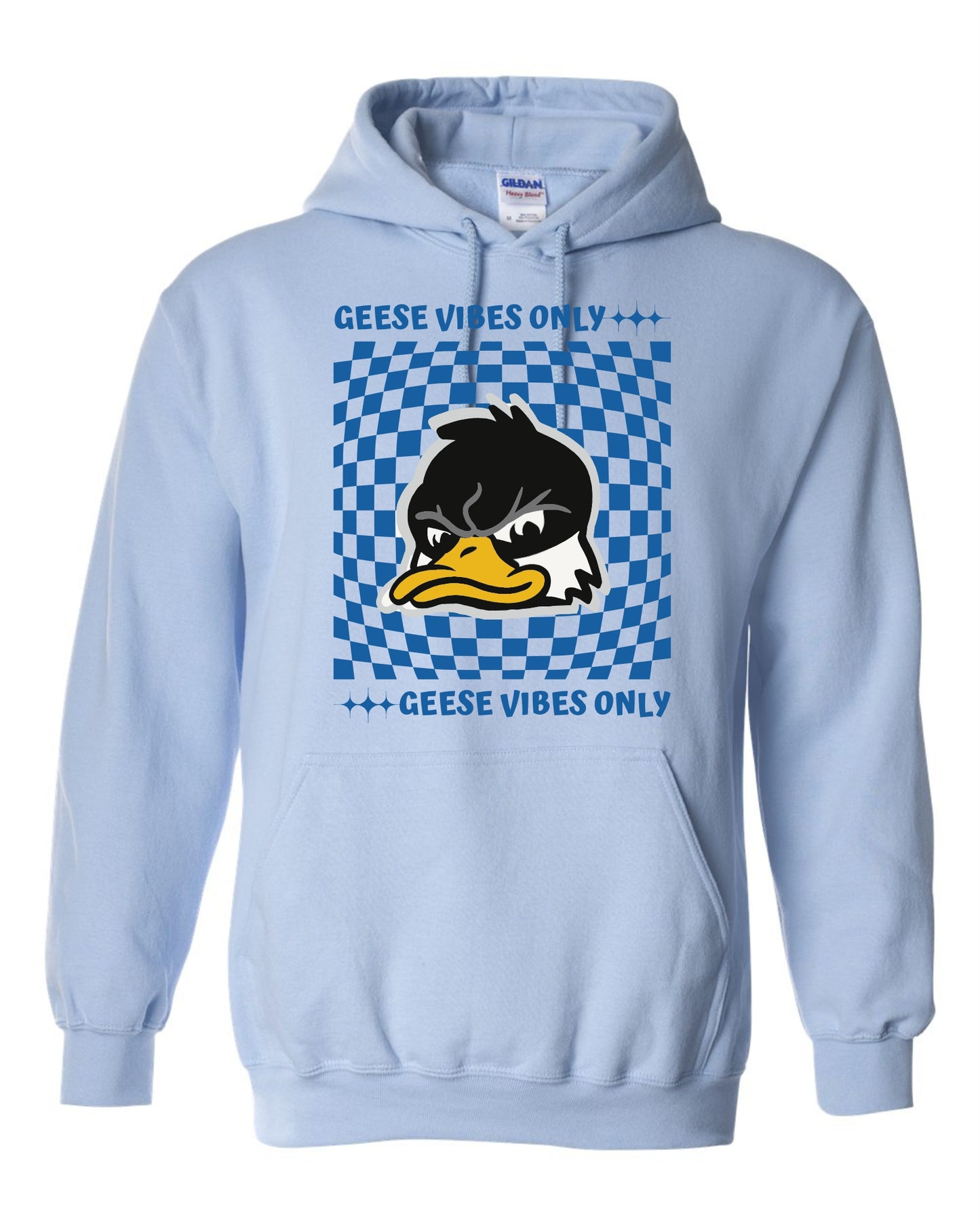 Geese Vibes Hoodie - Light Blue White or Ash