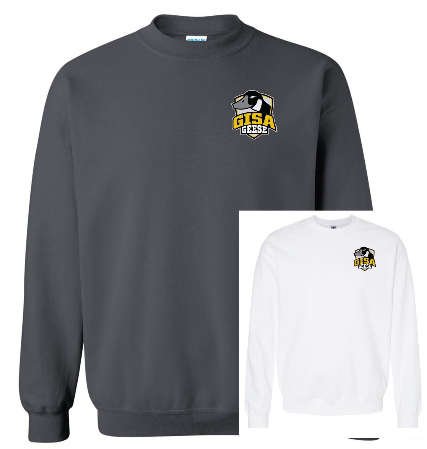 Embroidered GISA Shield Crewneck Sweatshirt