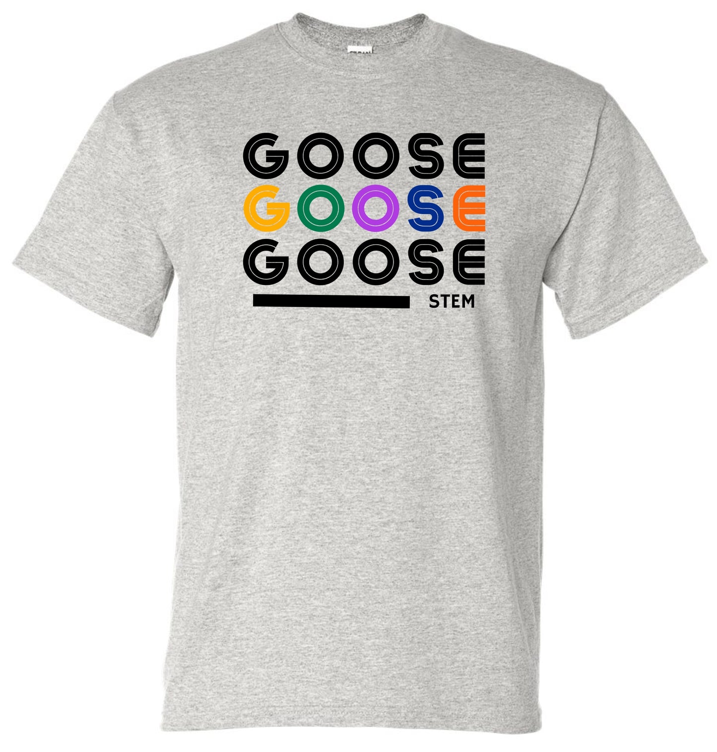 Goose Repeat Tshirt  - Orchid Light Blue or Ash