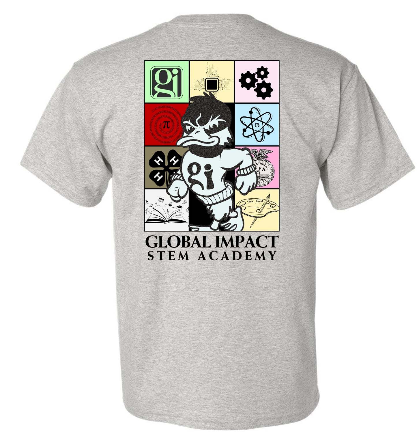 Goose Tiles Tshirt - ASH