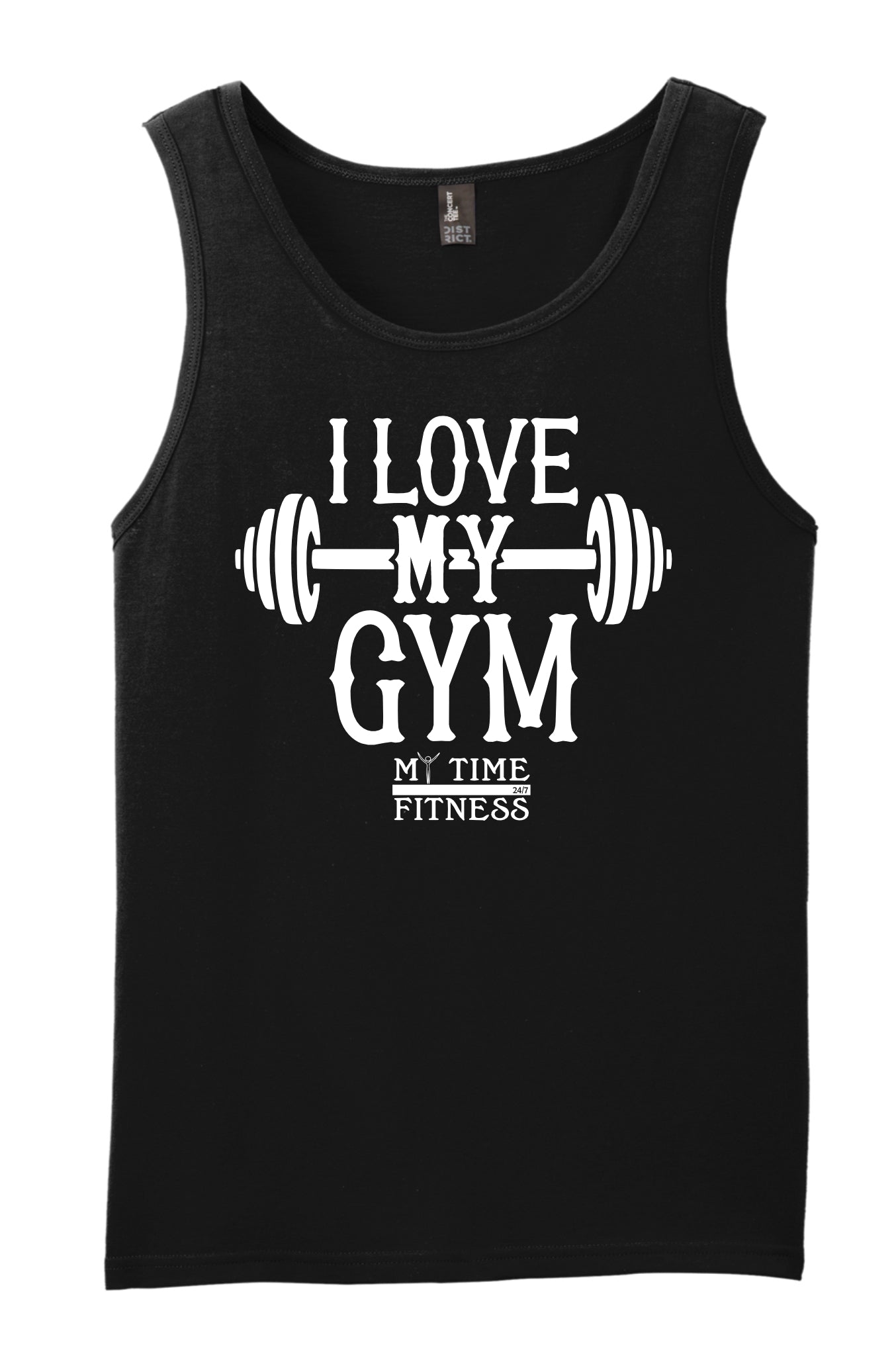 I Love My Gym Tank Black