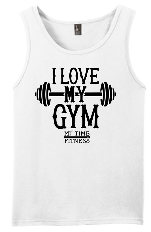 I Love My Gym Tank White