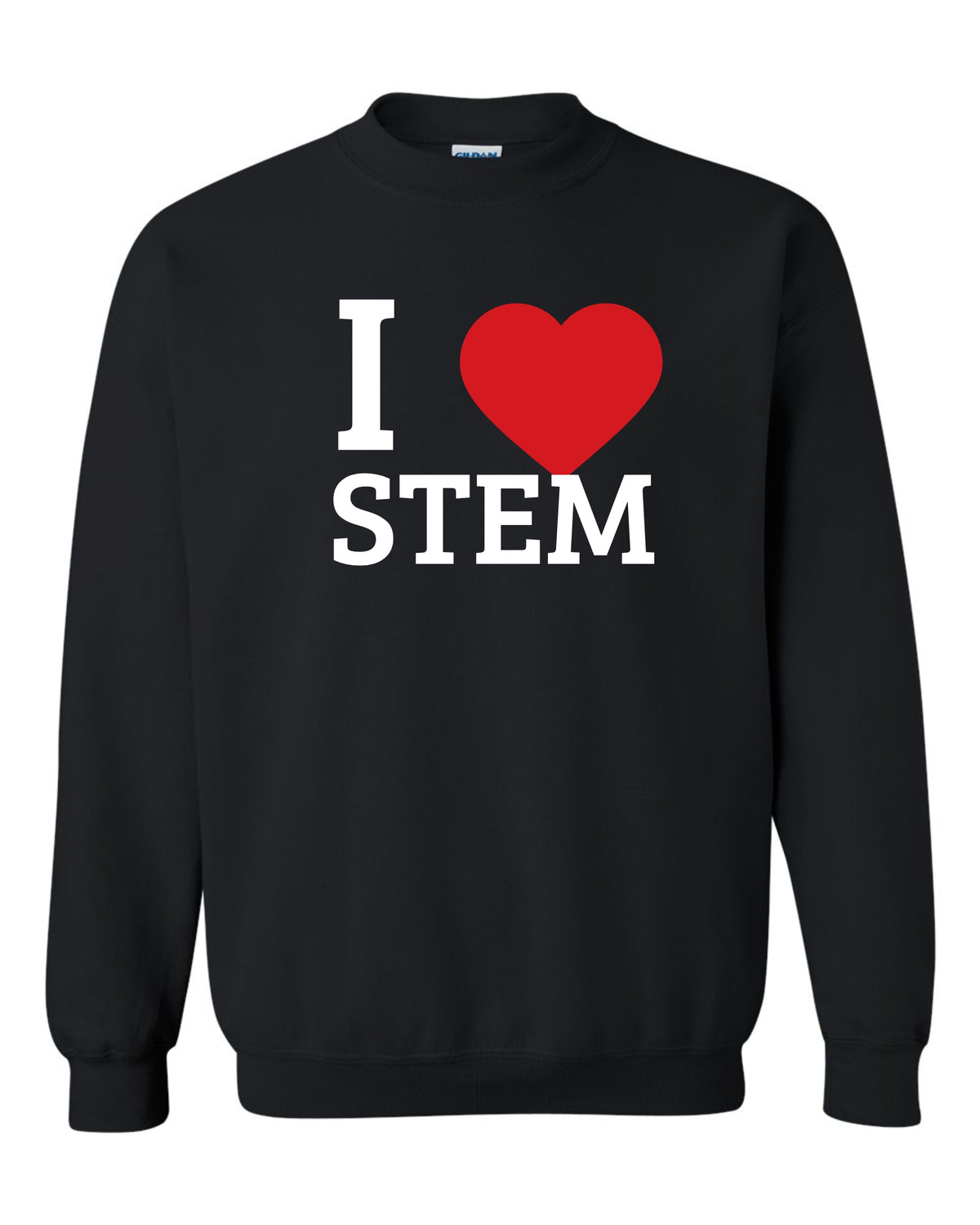 I Heart Stem Crewneck - Black, Sport Grey, White