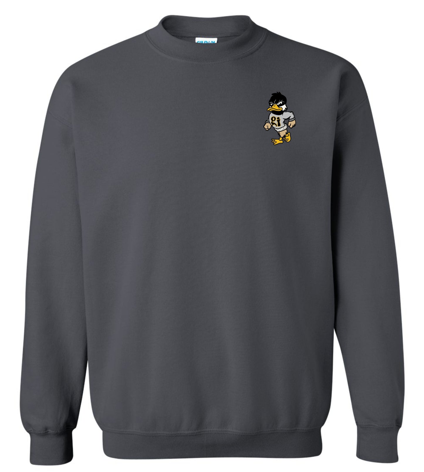 Embroidered Mascot Crewneck Sweatshirt