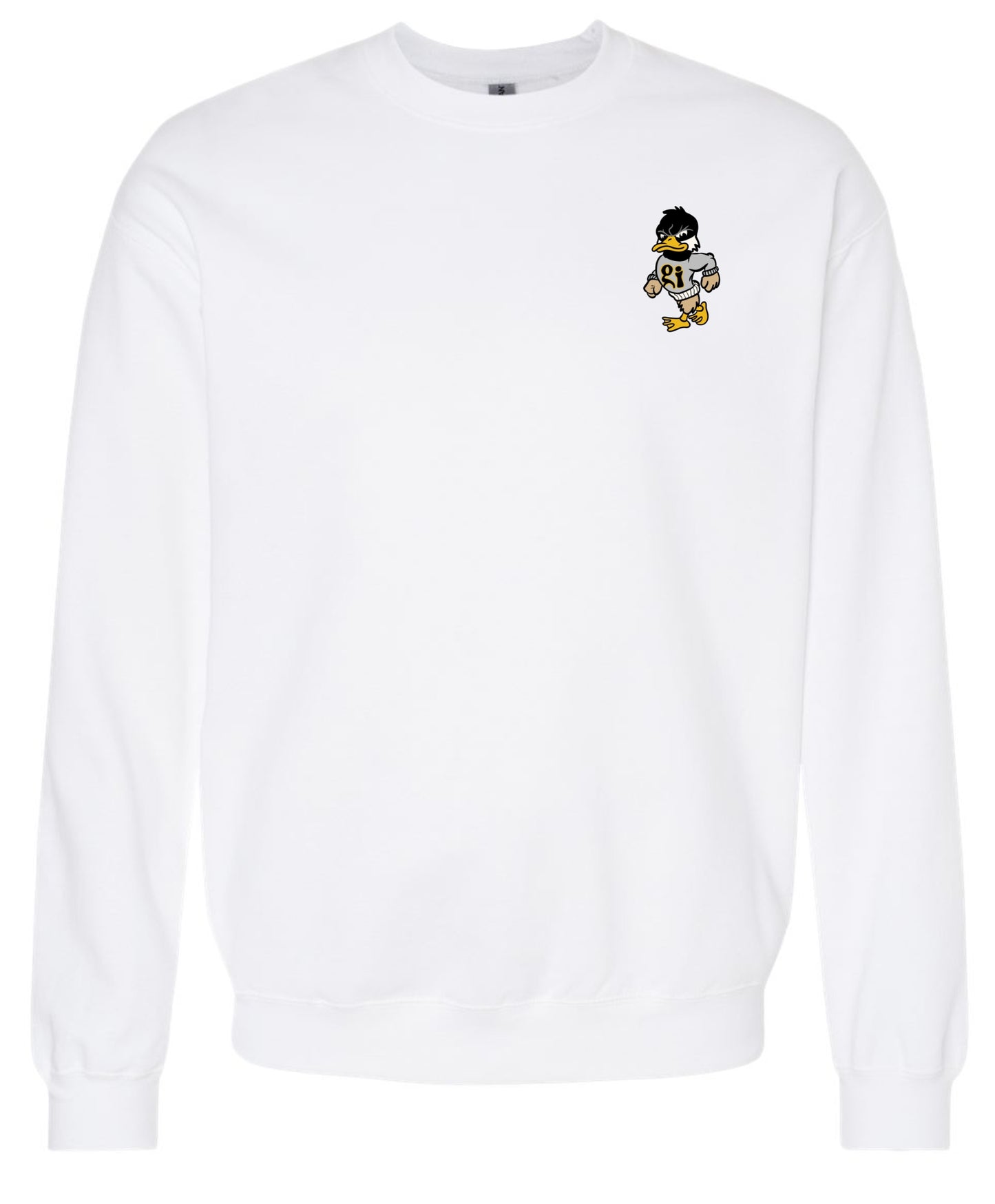 Embroidered Mascot Crewneck Sweatshirt