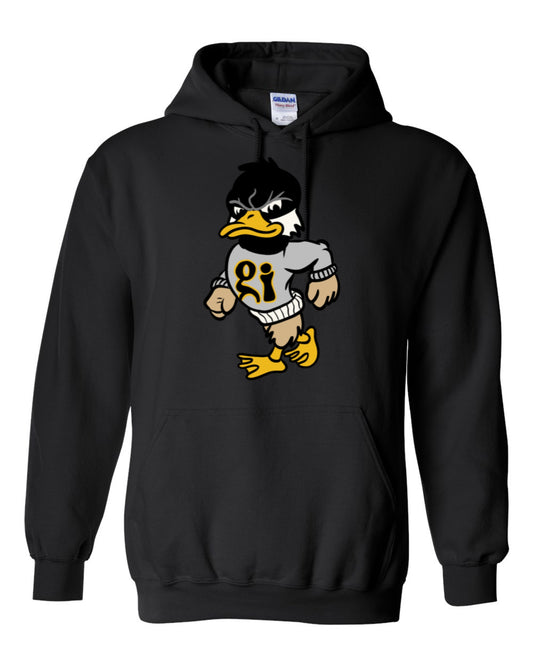 Mascot Hoodie - Black, Ash or Gold