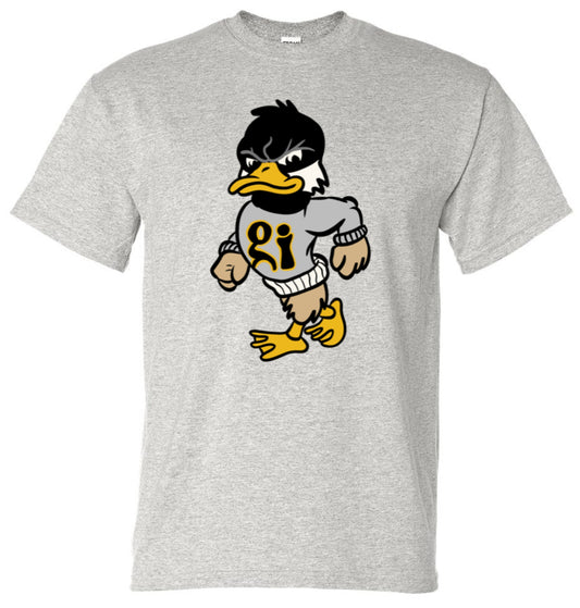 Mascot Tshirt  - Black, Ash or Gold