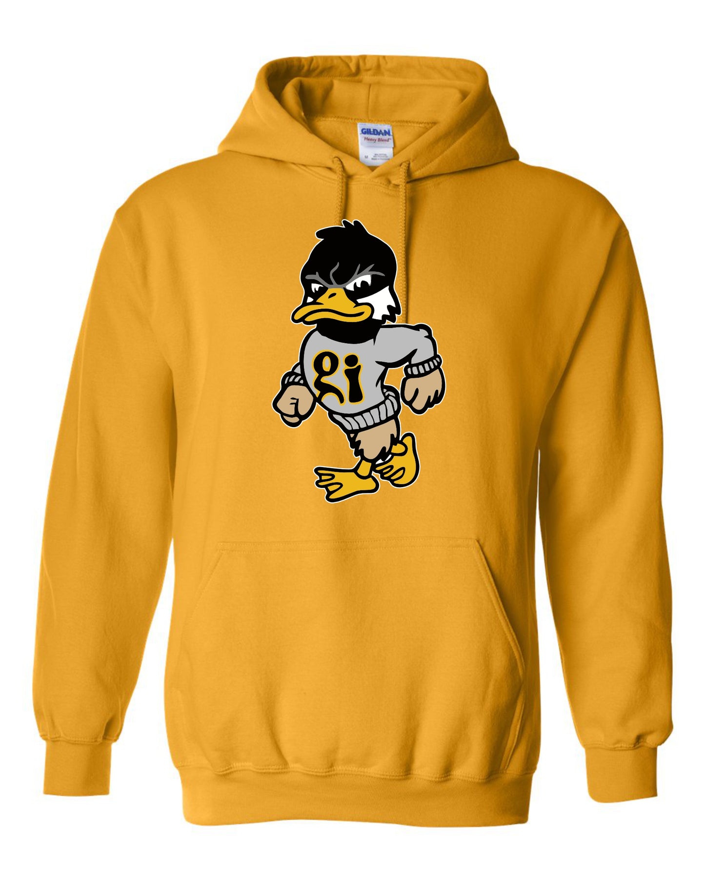 Mascot Hoodie - Black, Ash or Gold