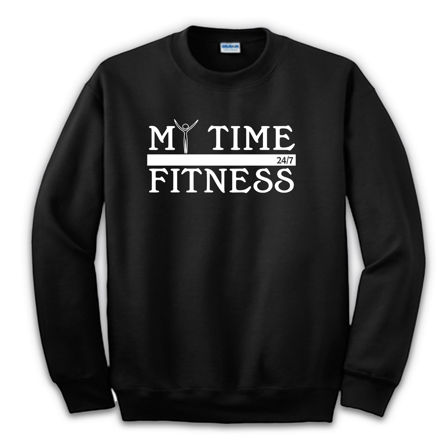 My Time Fitness Softstyle Crewneck Sweatshirt Black