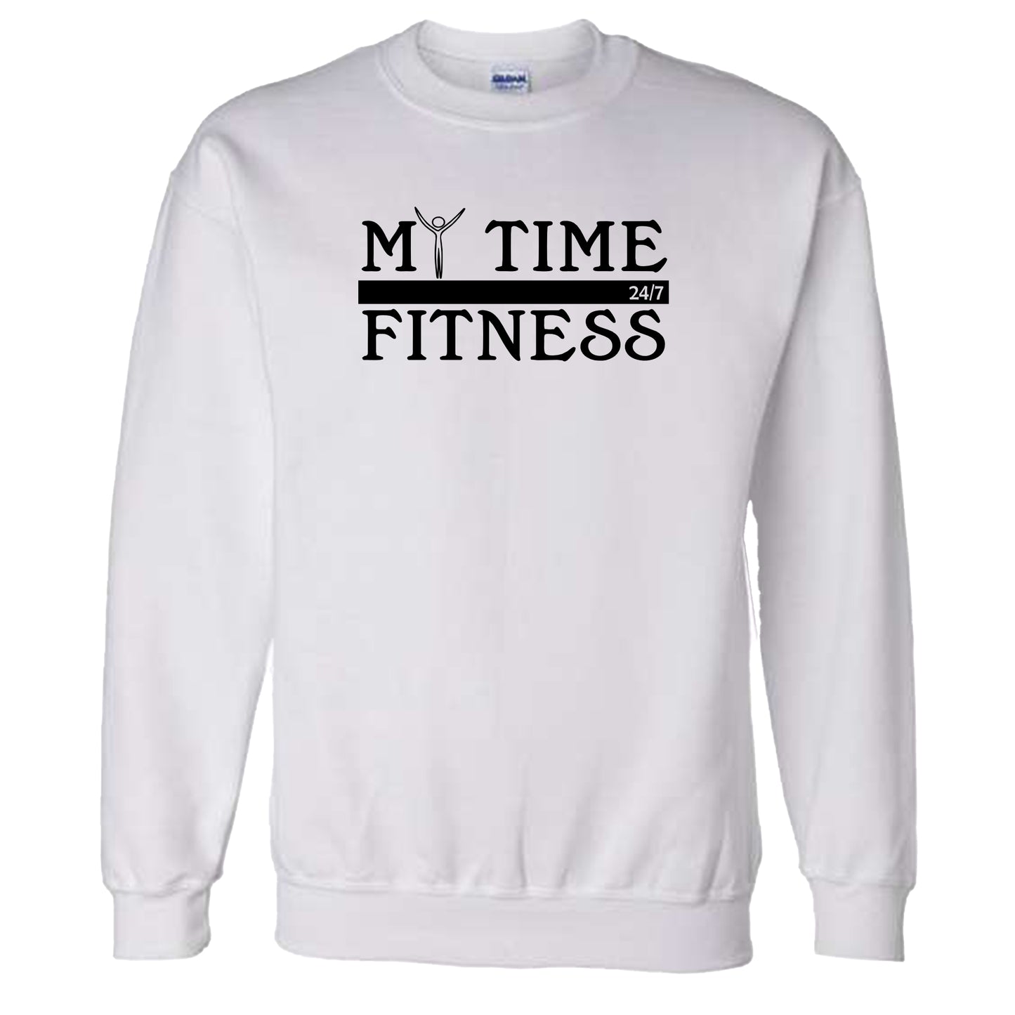 My Time Fitness Softstyle Crewneck Sweatshirt White