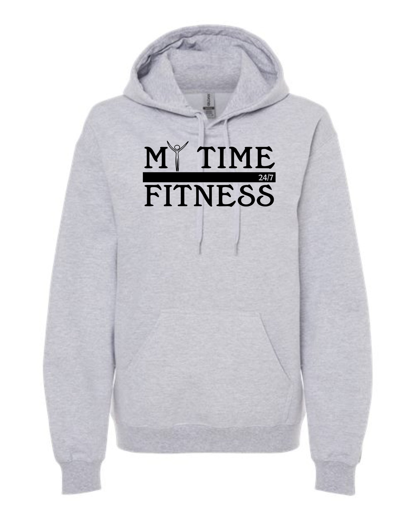 My Time Fitness Softstyle Hoodie Sport Grey