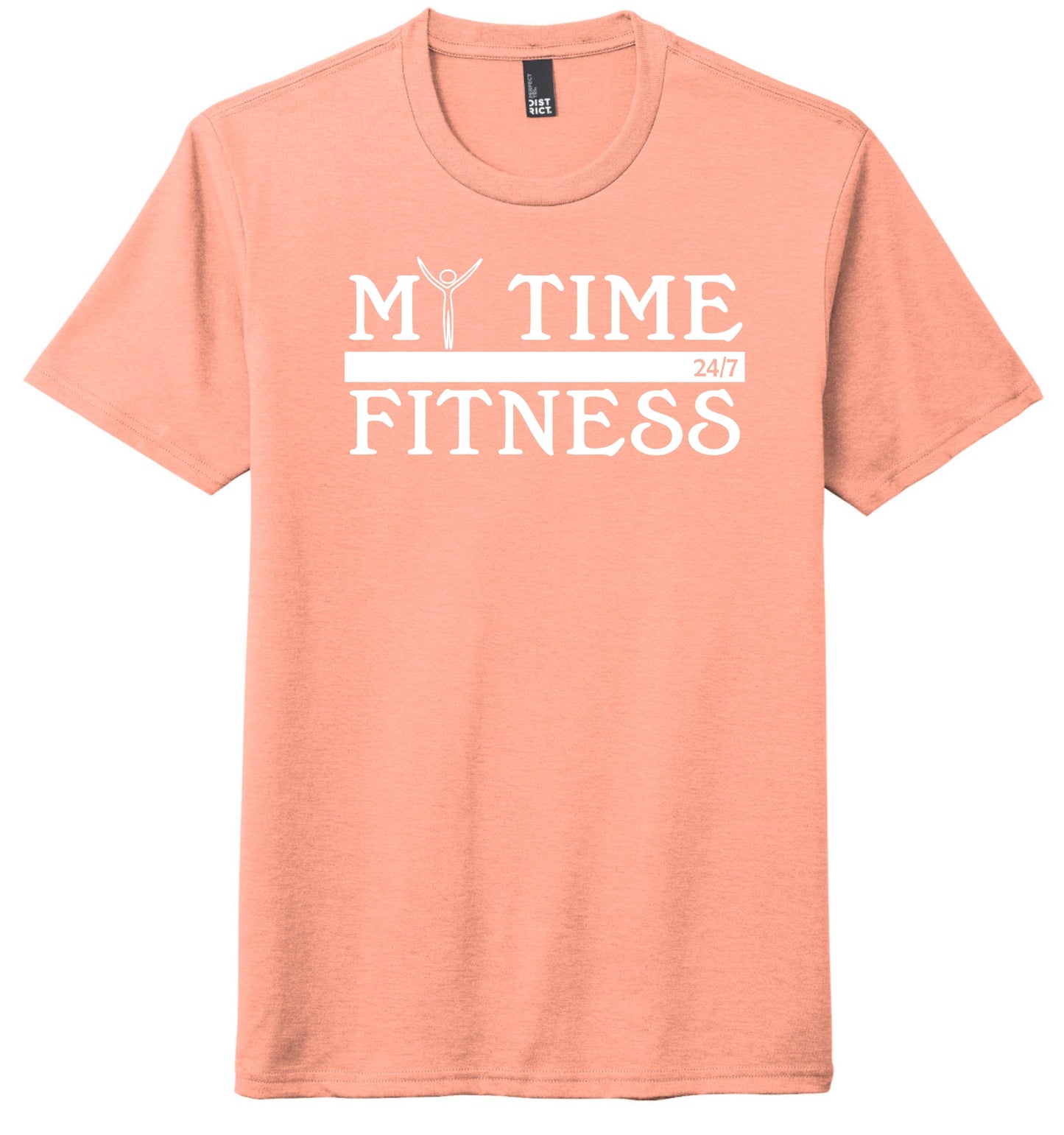 My Time Fitness Triblend T-Shirt Dusty Peach