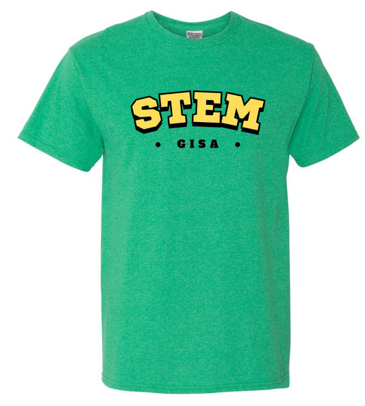 STEM Collegiate Tshirt - Irish Green Heather