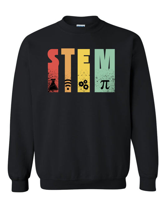 STEM Icon Crewneck - Black