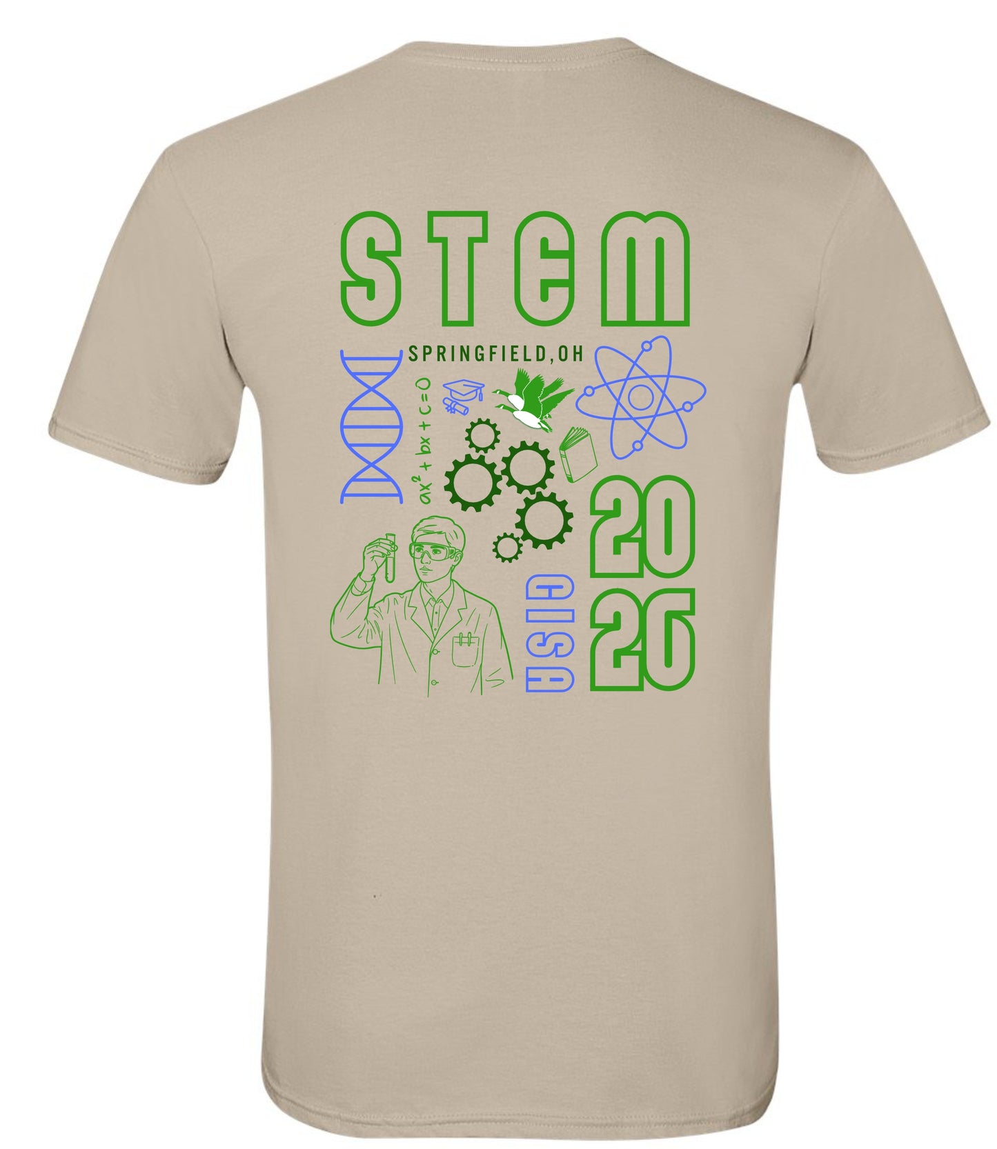 STEM Science Softstyle Tshirt - Sand or White