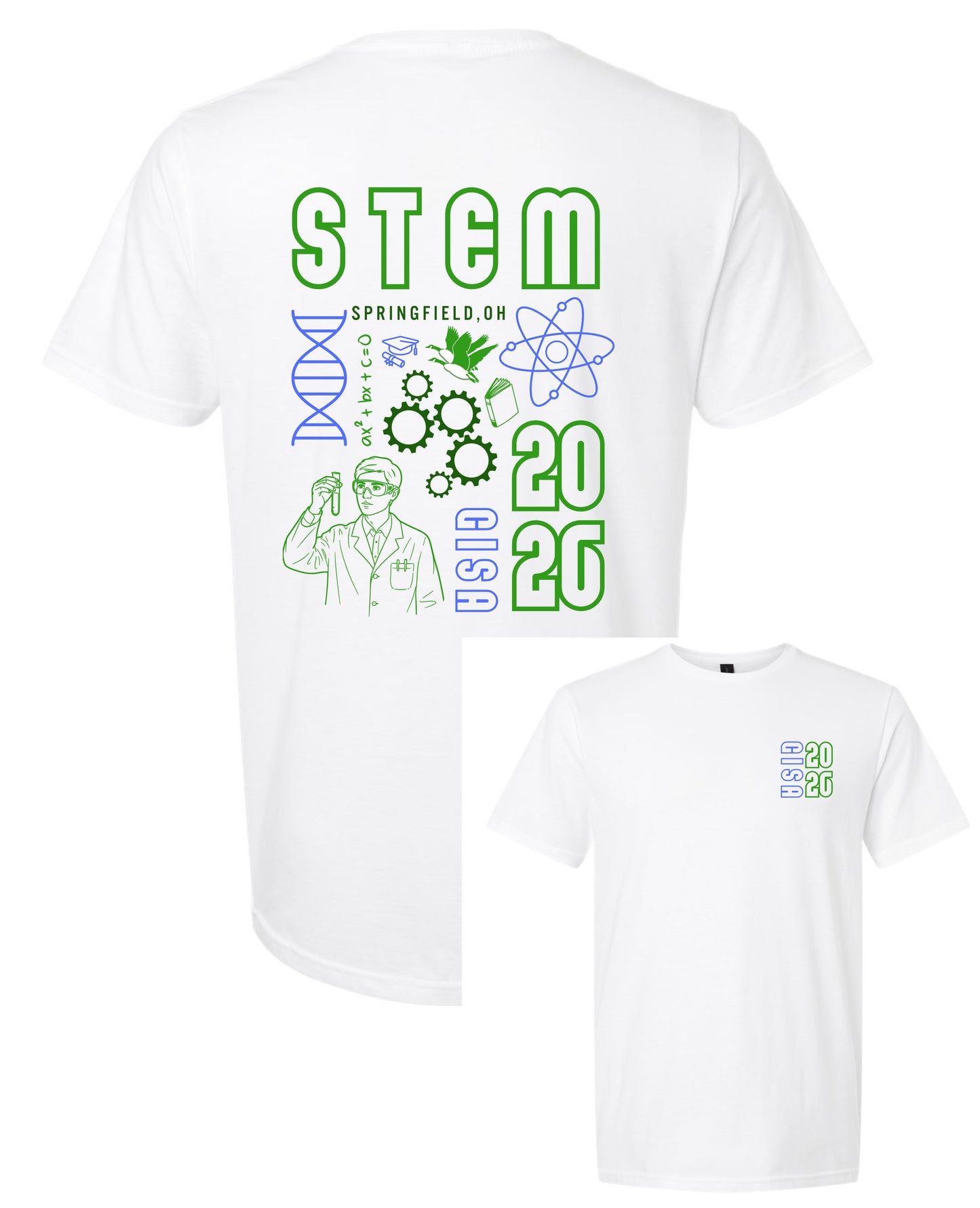 STEM Science Softstyle Tshirt - Sand or White