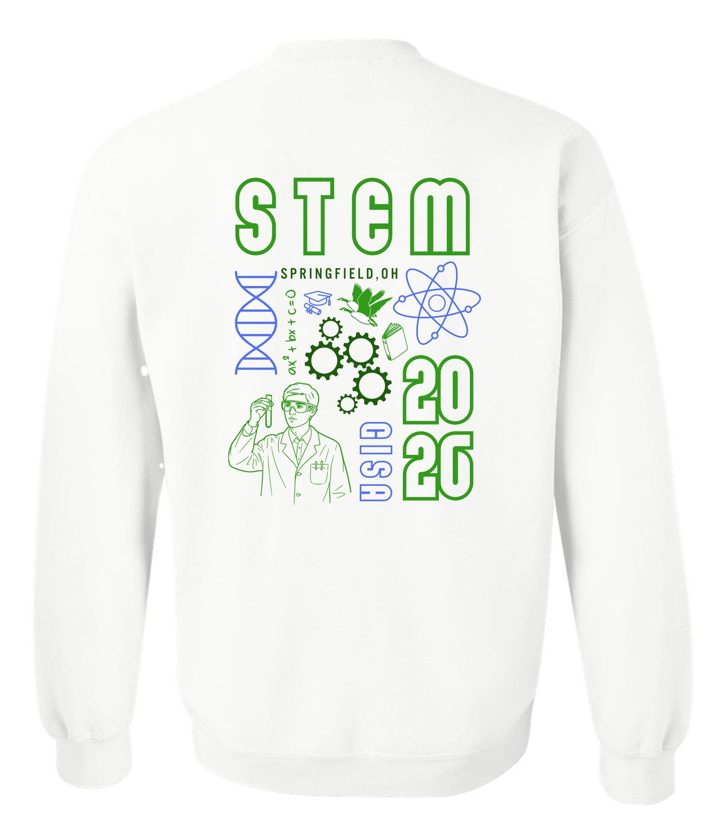 STEM Science Crewneck - WHITE