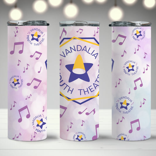 Vandalia Youth Theatre Circle 20oz Tumbler