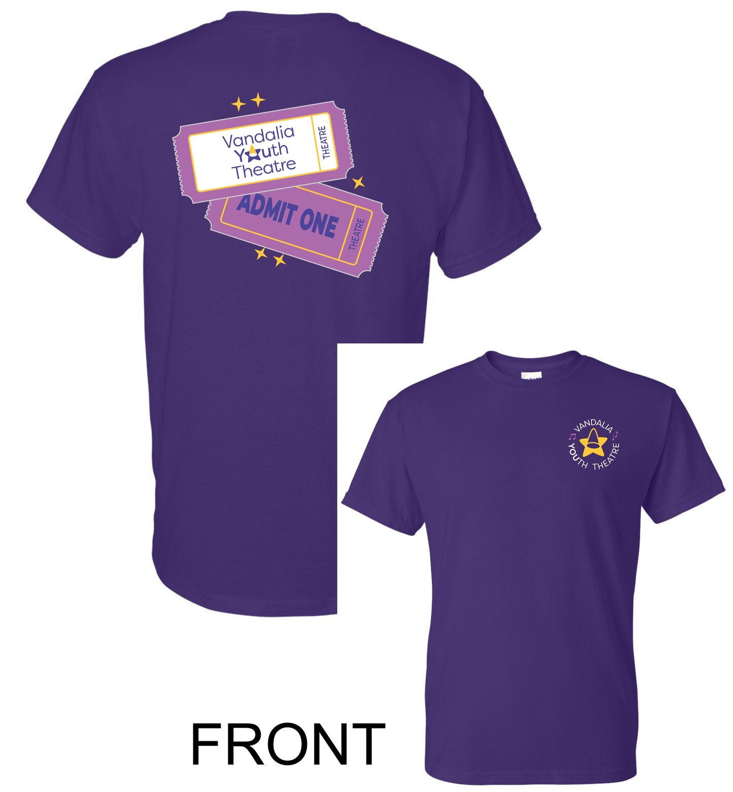 VYT Show Ticket TShirt - PURPLE