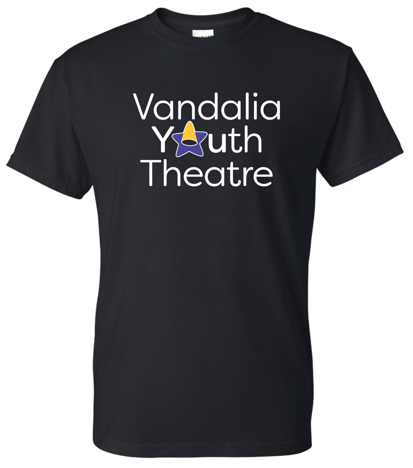 Vandalia Youth Theatre Stack TShirt - BLACK