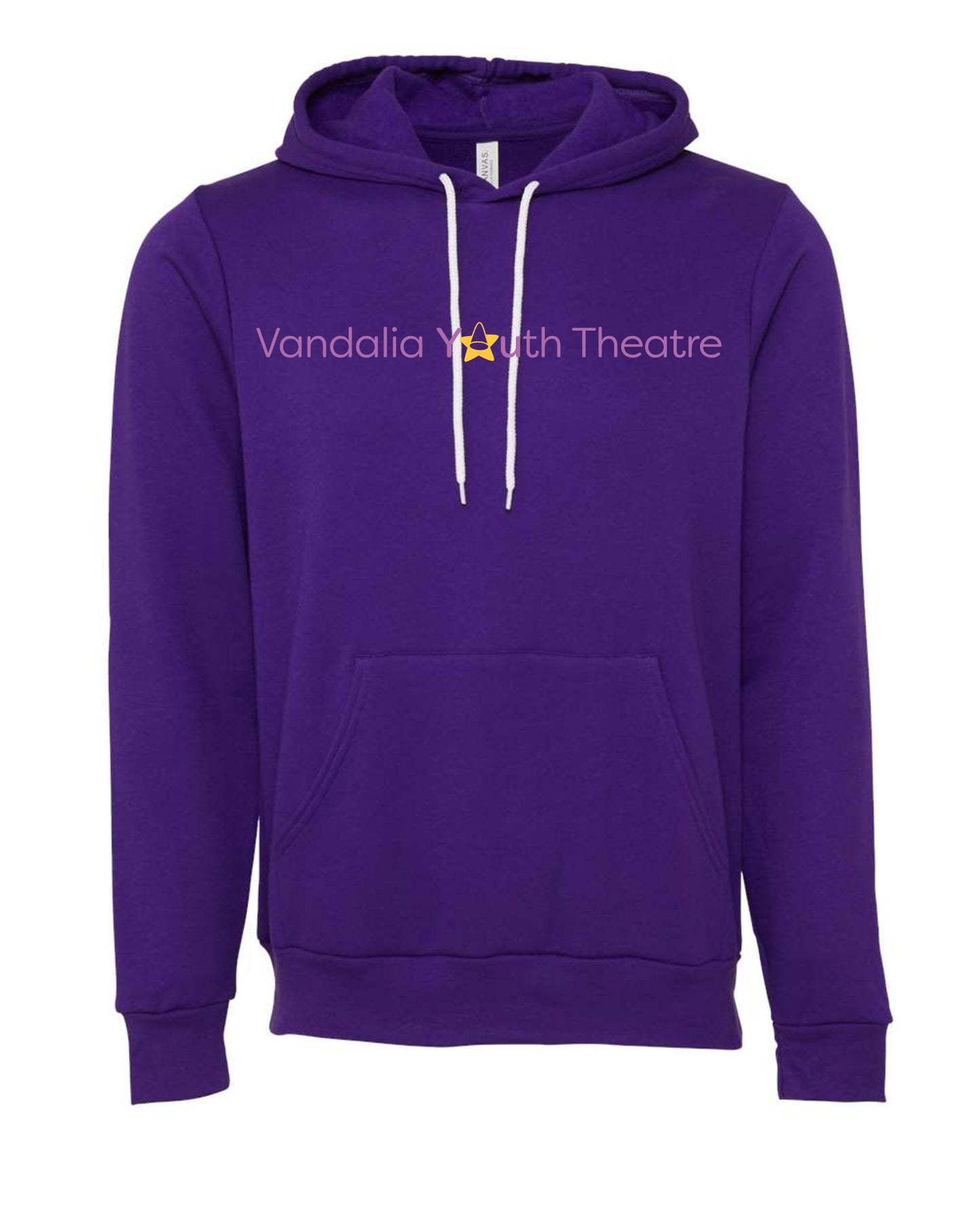 VYT Straight - Bella Sponge Fleece Hoodie - Team Purple