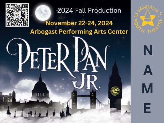 Vandalia Youth Theatre Production Fall 2024 Yard Sign