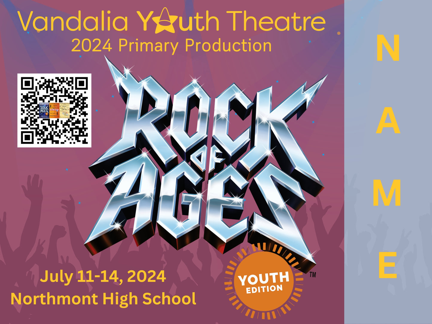 Vandalia Youth Theatre Production Yard Signs