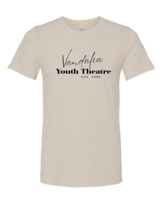 Vandalia Youth Theatre Est 1993 T-shirt - Heather Dust